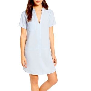 LUSH Shift Dress in Pale Blue‎